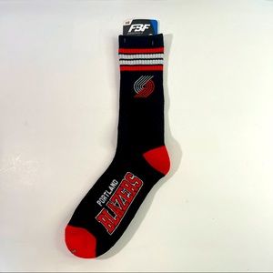 Portland Trail Blazers NBA Team Logo Crew Socks - Men’s L (Shoe Size 10-13)  NWT